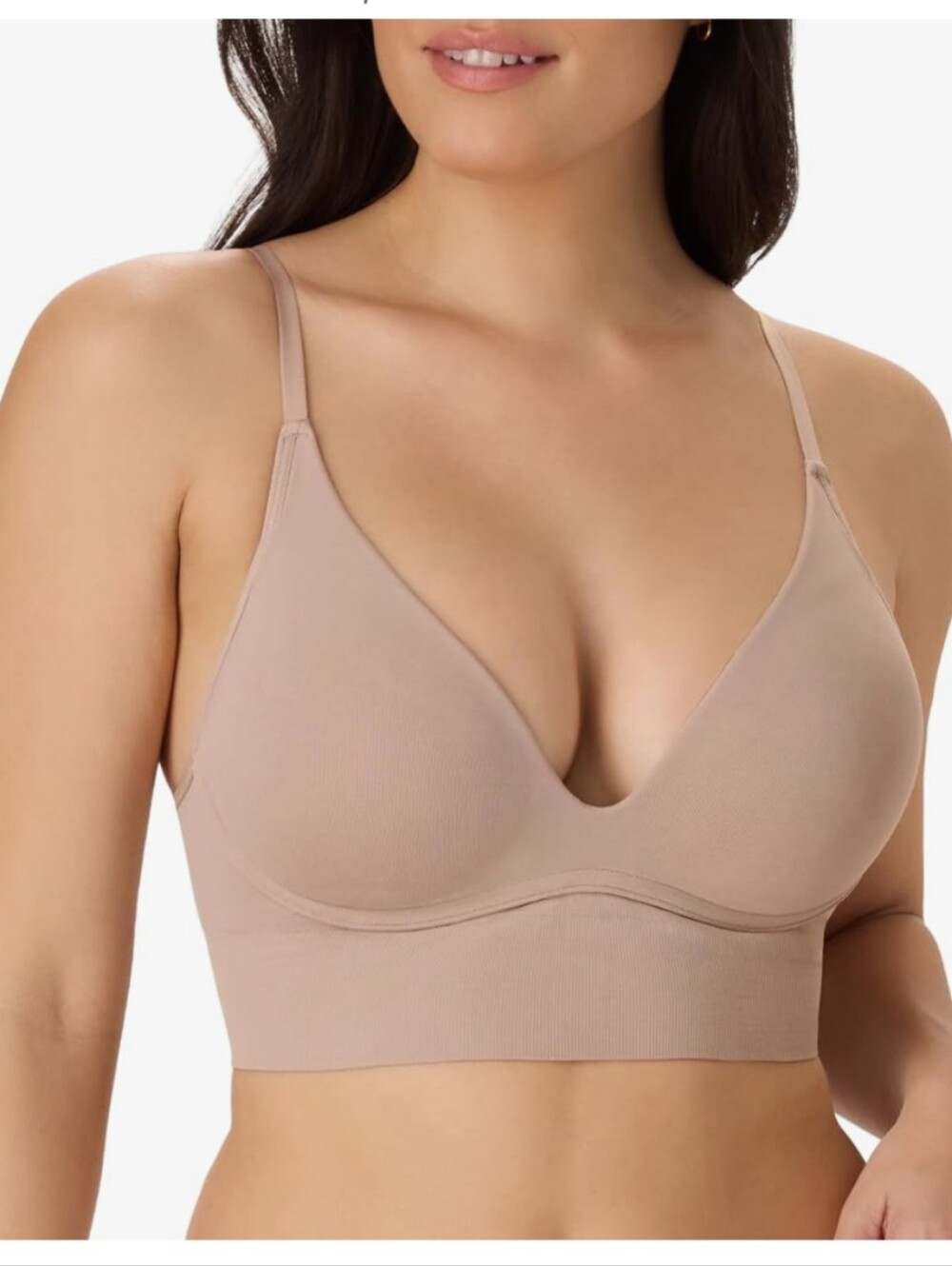 Maidenform Seamless Lift Wireless Longline Bralette Size Small in Evening Blush